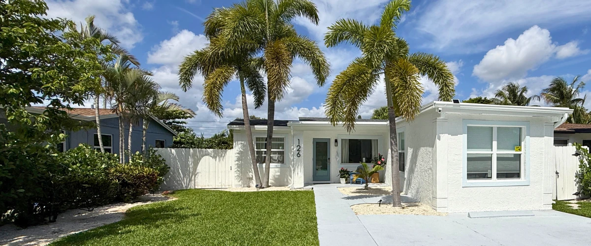 After renovation. Alfred's mother's Florida home fully rehabbed. Sell My House For Cash Florida case study